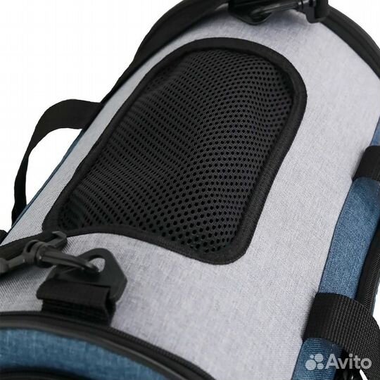 Сумка-переноска для животных Bag синий 41*24*29см