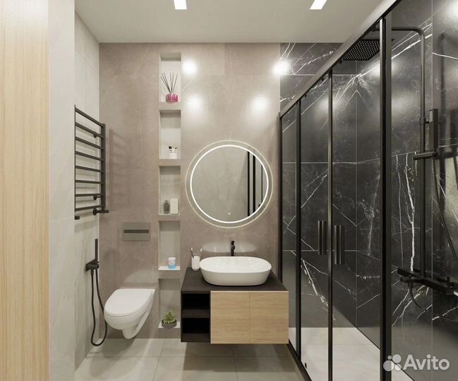 Дизайн ванных комнат + техническая документация