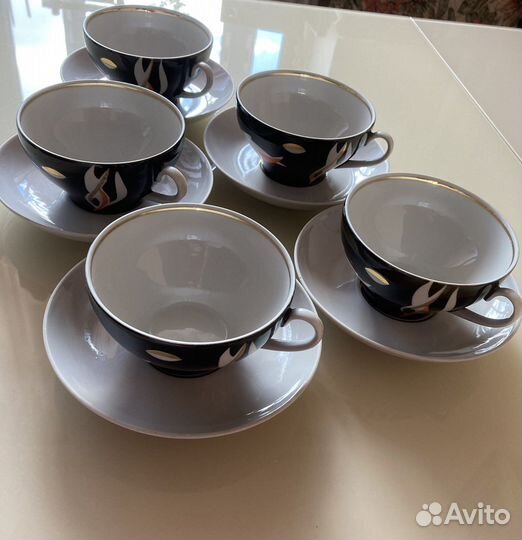 Чайные пары Аквариум Рыбки дулево СССР