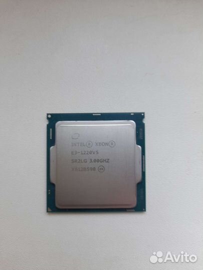 Процессор intel Xeon E3-1220 v5(i5 6500) на 1151
