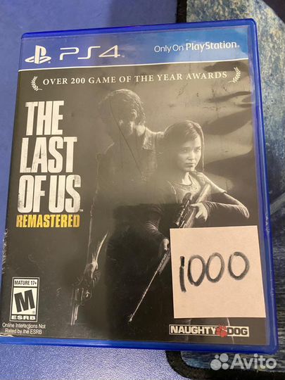 Игровые диски на ps4