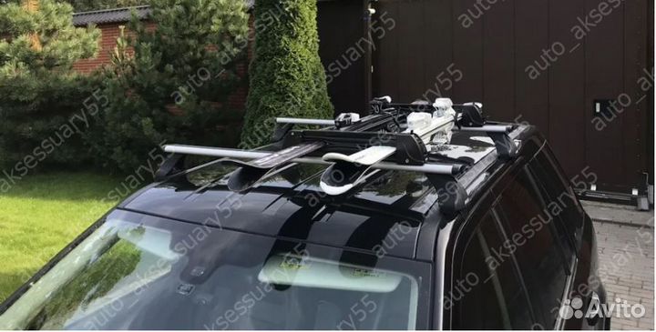 Крепление для лыж и сноубордов на крышу автомобиля
