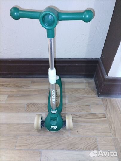Самокат детский трехколесный бу