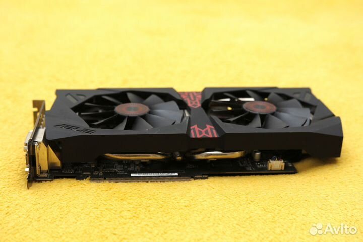 Видеокарта asus strix R9-380 256 bit 2Gb DDR5