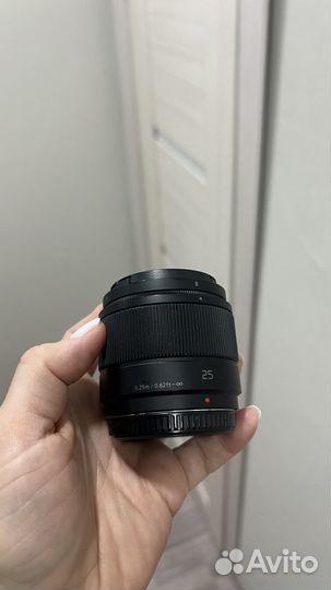Объектив panasonic lumix G vario 25mm f/1.7