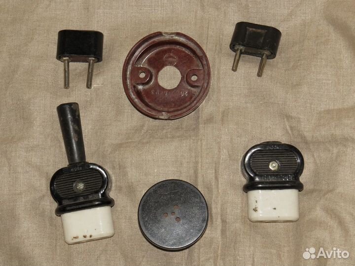 Советские электровилки и насадки на электрошнур