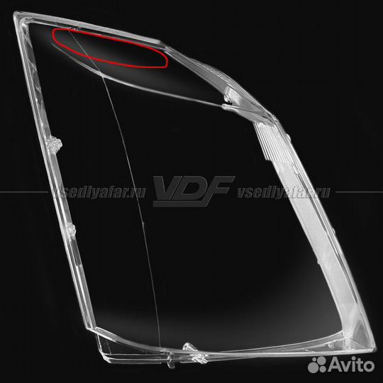 Уцененное стекло для фары Cadillac CTS II (2007-20