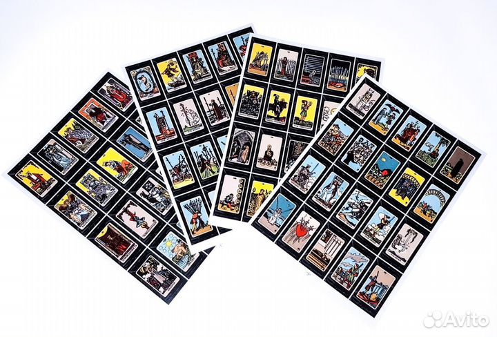 Наклейки Таро Райдер Уэйт цена за комплект