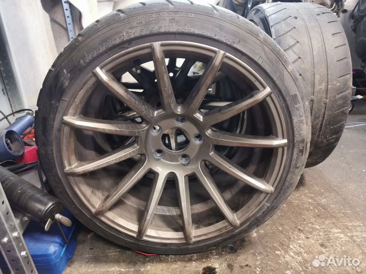 Shogun rs z r18 5*114,3 9,5j et24 с резиной