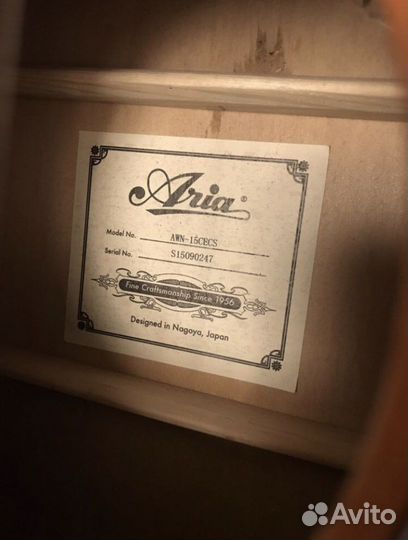 Акустическая гитара Aria est 1956