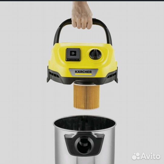 Строительный пылесос Керхер