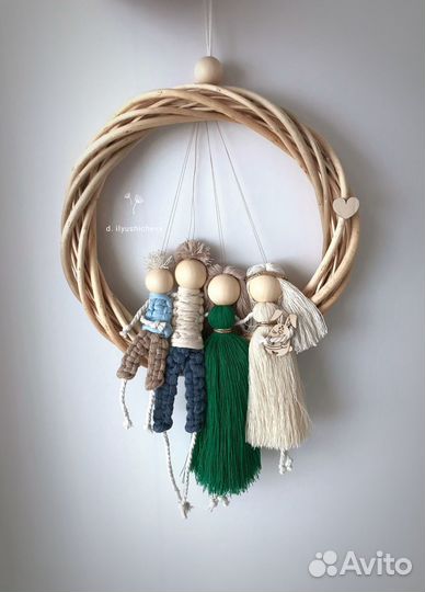 Обереги-семьи макраме