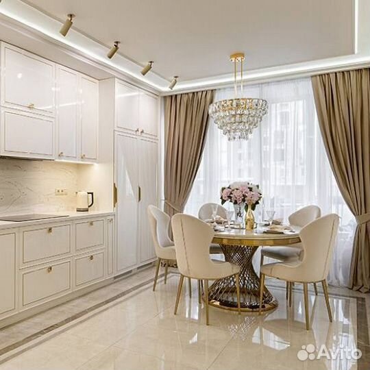 Дизайнерский обеденный стол Мелоди