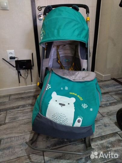 Санки коляска ника 7