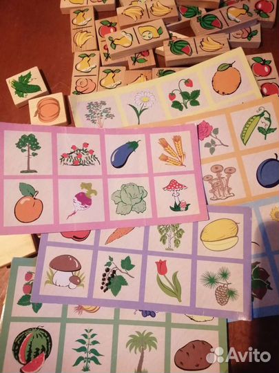 Лото и домино деревянные, игры Свинка Пепа