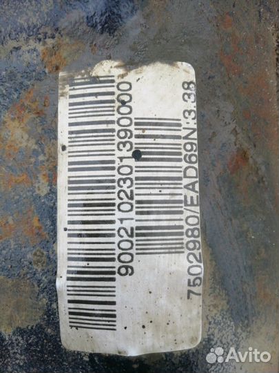 Редуктор задний 3.38бмв BMW e65 e66