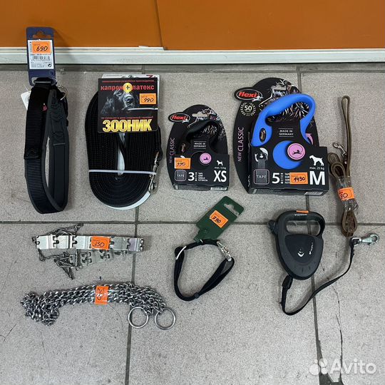 Поводок-ошейник в ассортименте новые