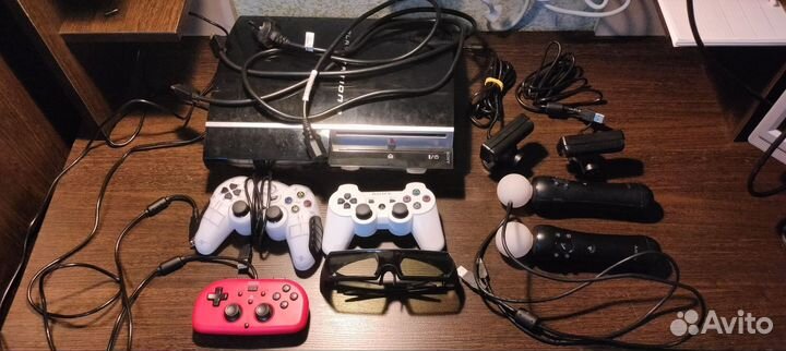 PlayStation 3 fat 80 Гб + аксессуары