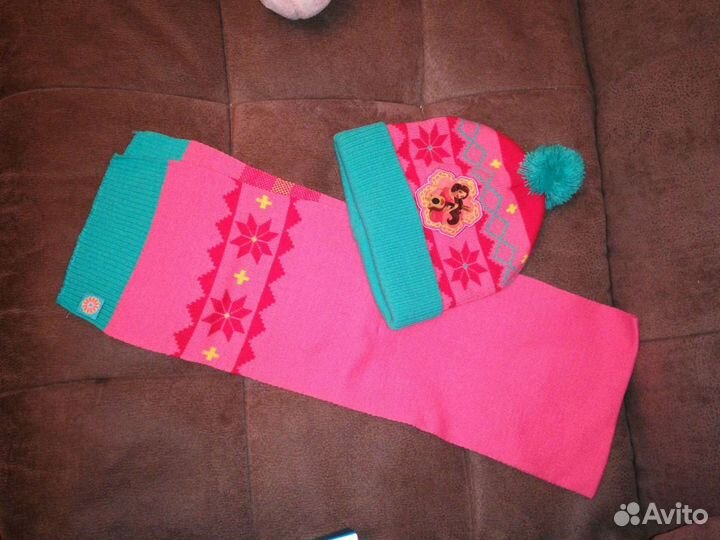 Комплект шапка, шарф