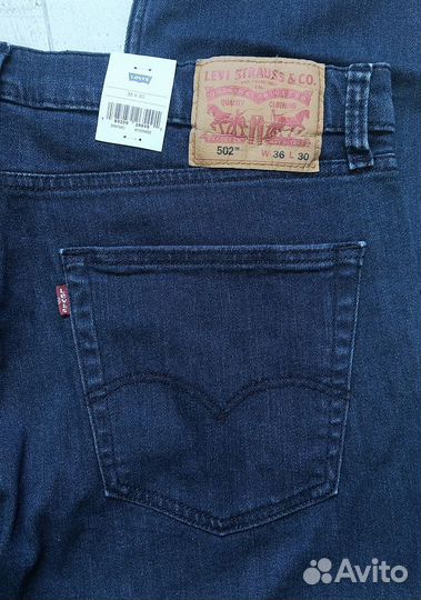 Levis 502 джинсы 36-30 оригинал