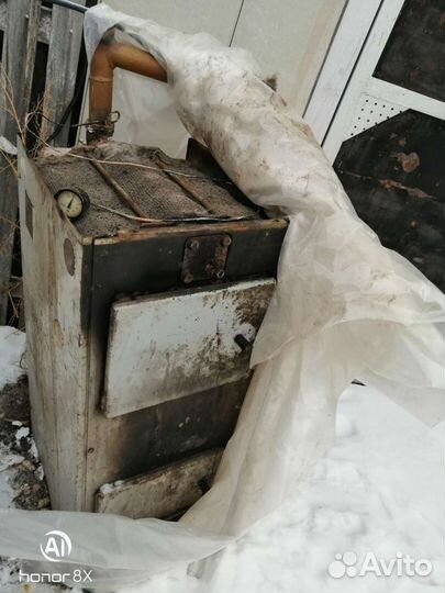 Твердотопливный котёл б/у 