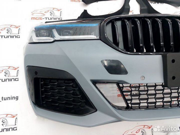Бампер+оптика М пакет рестайлинг BMW G30