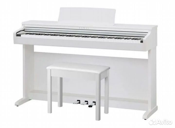Цифровое пианино Kawai KDP 120 белое в упаковке
