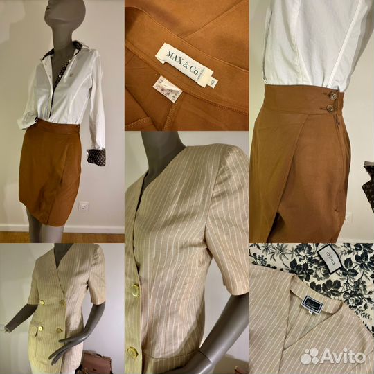 Пакет вещей оригинал Burberry, MaxMara, Balenciaga