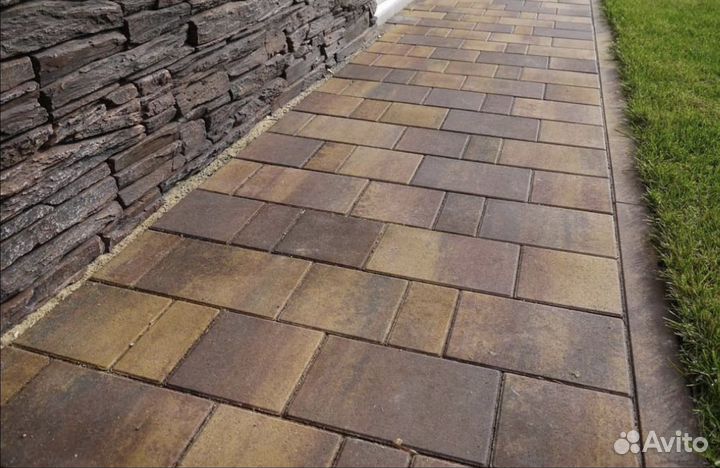 Тротуарная плитка брусчатка Braer
