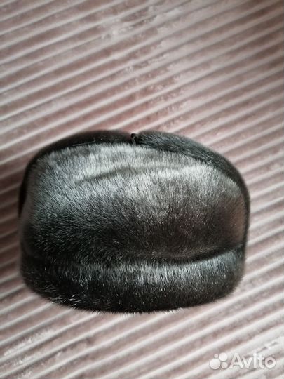 Норковая шапка мужская новая