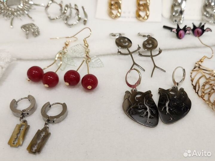 Серьги оригинальные новые