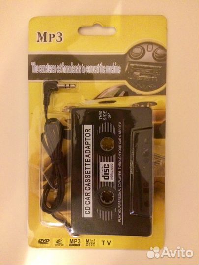 Адаптер переходник кассета aux линейный выход