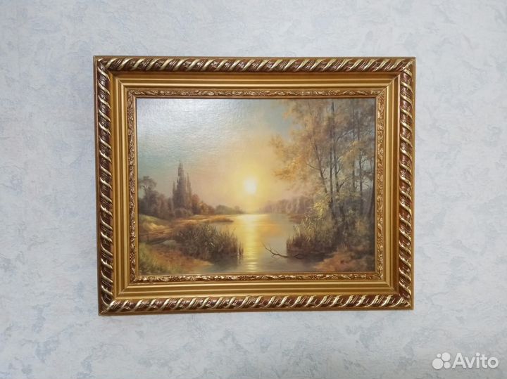 Картина репродукция в рамке