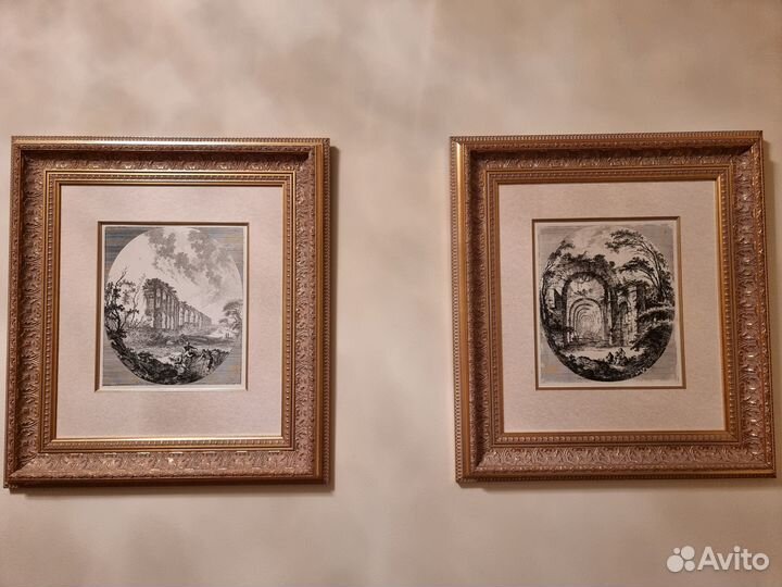 Оригинальная гравюра, автор Жан-Батист Лепренс