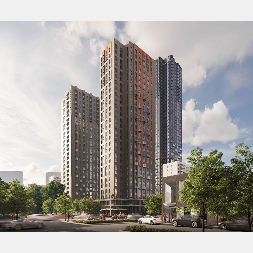 3-к. квартира, 77,6 м², 24/28 эт.