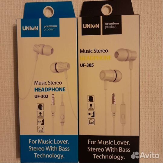 Наушники с микрофоном Union UF-32 (UF-305)