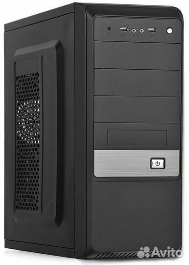 Корпус Miditower SP Winard 3067 C w/o PSU black/si
