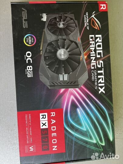 Видеокарта rx580 8gb