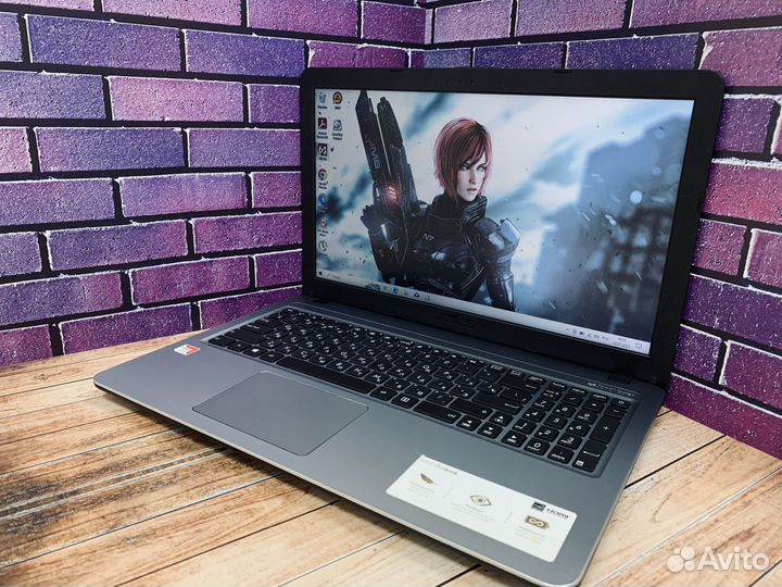 Ноутбук Asus 8Gb 1000Gb Тонкий Новый Аккумулятор