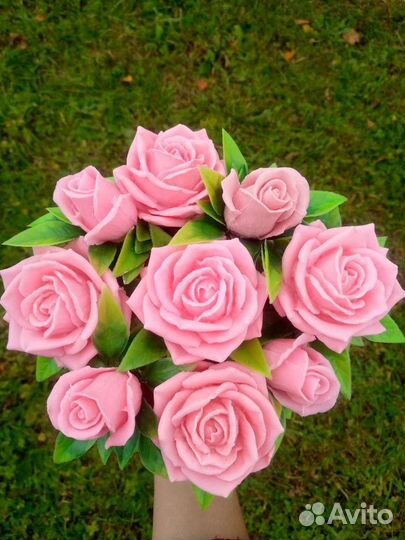 Букет из мыло