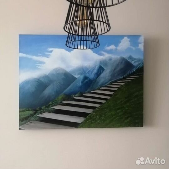 Картина маслом на холсте пейзаж