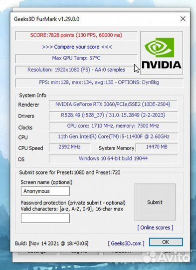 Видеокарта Colorful GeForce RTX 3060 12 гб
