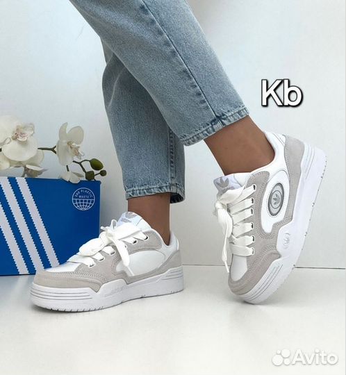 Кроссовки женские Adidas Adi 2000 Белые