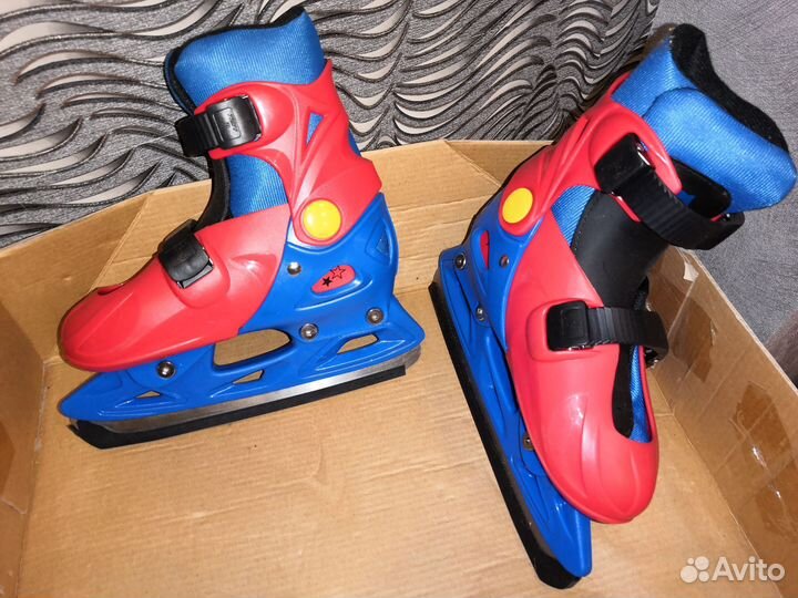 Коньки детские раздвижные 33 36