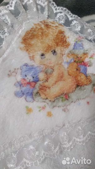 Одеялко уголок на выписку или крещение