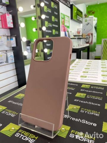 Чехол кофейного цвета для iPhone 13 Pro