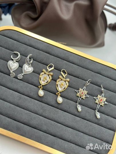 Alexander mcqueen серьги