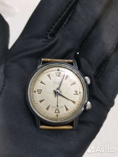 Часы наручные Полёт 18 камней с будильником (Ч)