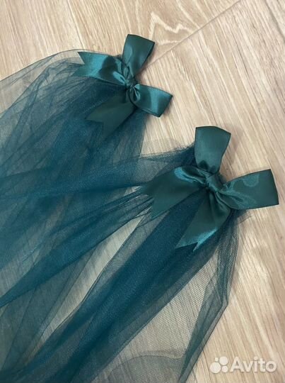 Фата на девичник. Изумруд