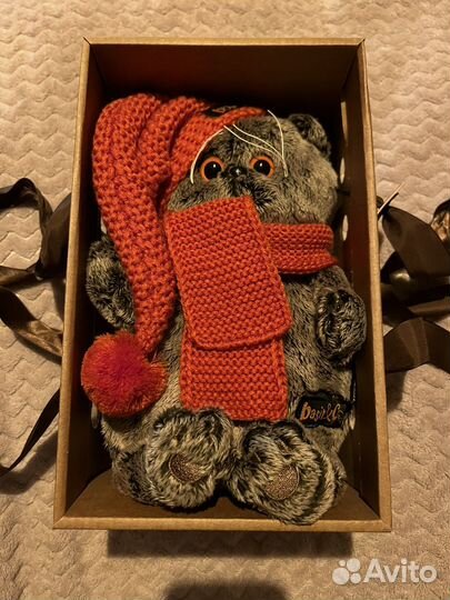 Плюшевая игрушка кот басик